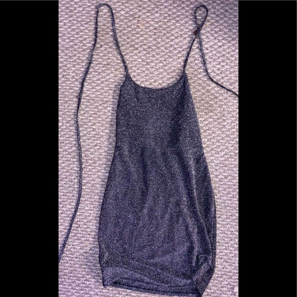 Dark Grey sparkly tight dress size medium